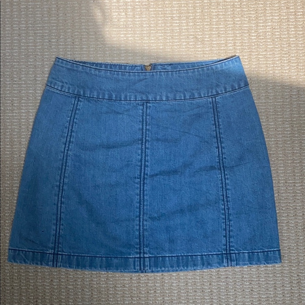 Free People Denim Skirt